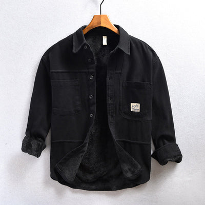 Ryan™ | Fleece Cargo Overshirt - By Mezory-London