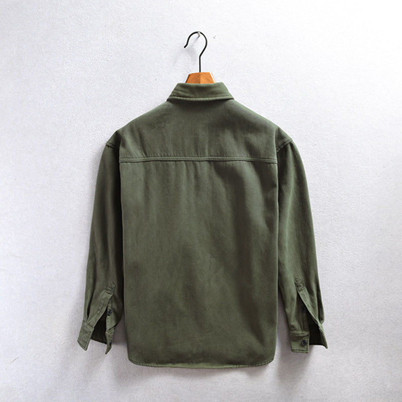 Ryan™ | Fleece Cargo Overshirt - By Mezory-London