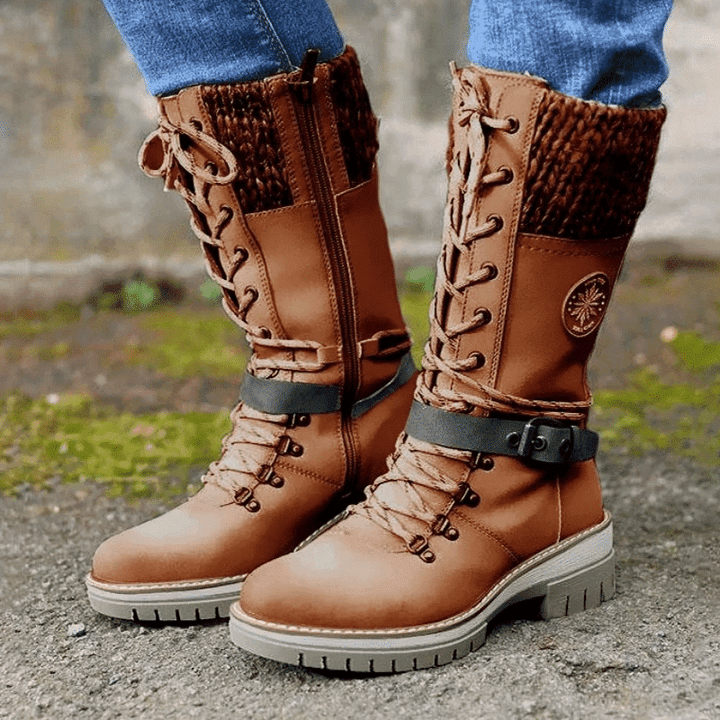 Harper™ | Frost-Proof Lace-Up Boots - By Mezory-London