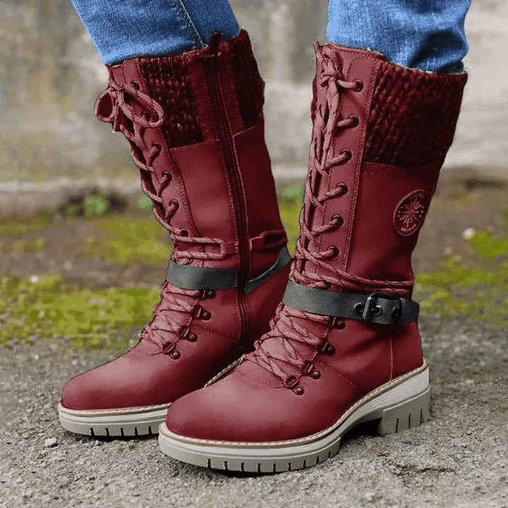 Harper™ | Frost-Proof Lace-Up Boots - By Mezory-London