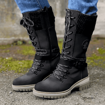 Harper™ | Frost-Proof Lace-Up Boots - By Mezory-London