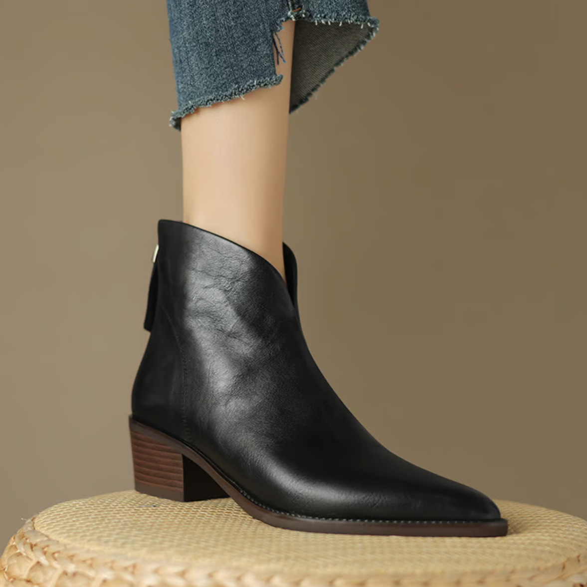Grace™ | Chic Low-Heel Ankle Boots - By Mezory-London