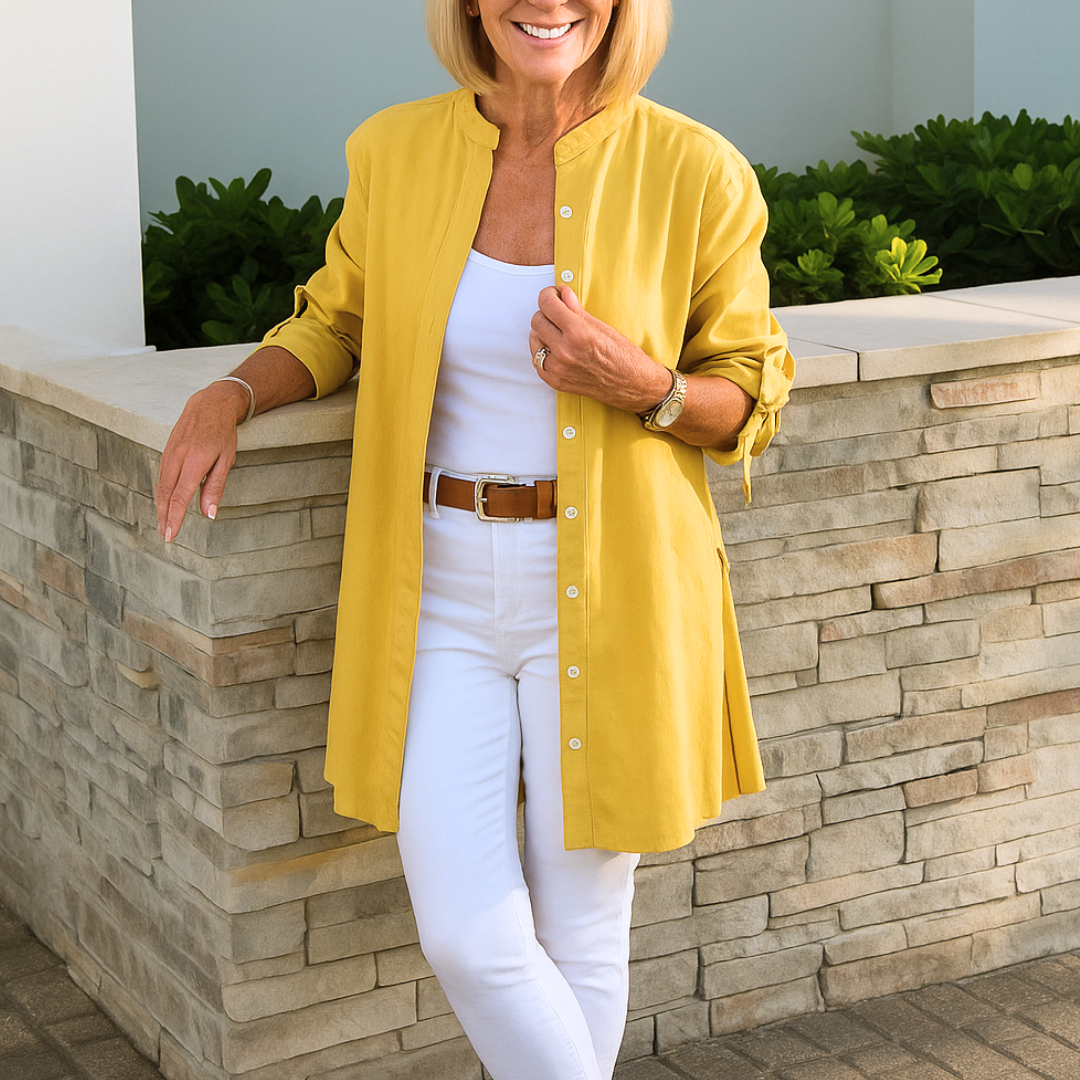 Charlotte™ | Elegant Shirt Blouse with Bow Sleeves