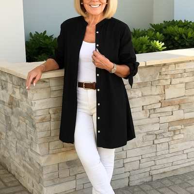 Charlotte™ | Elegant Shirt Blouse with Bow Sleeves