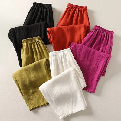 Clara™ | Lightweight Linen Trousers