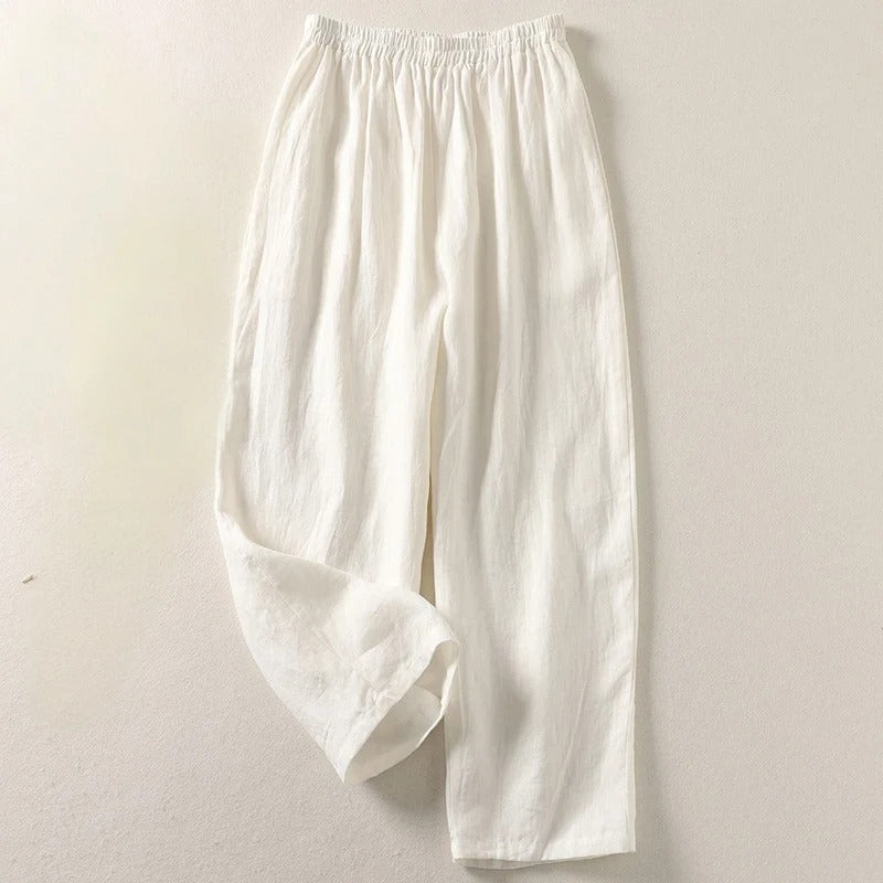 Clara™ | Lightweight Linen Trousers