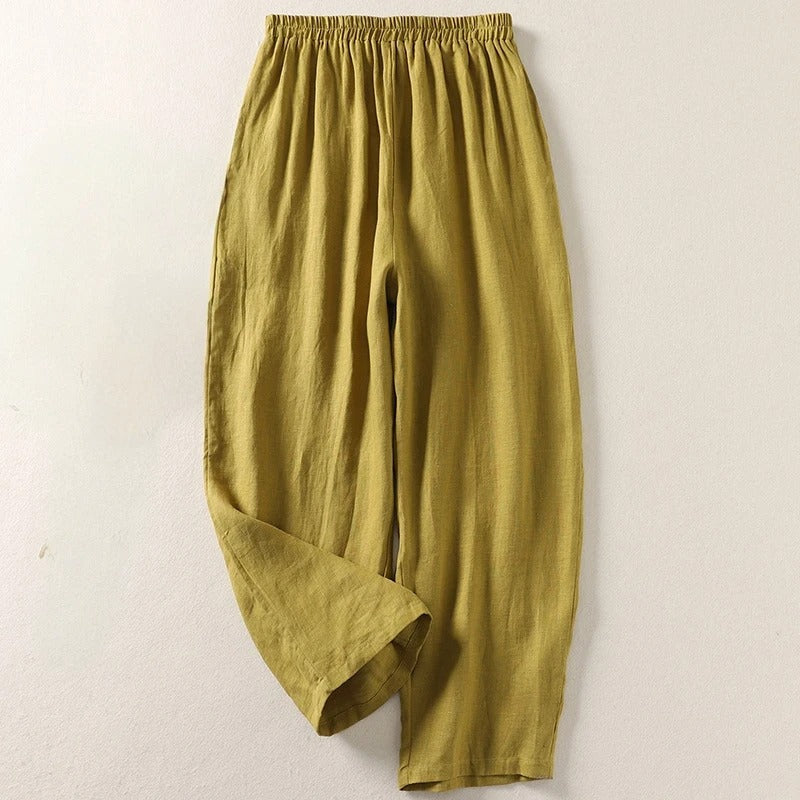 Clara™ | Lightweight Linen Trousers