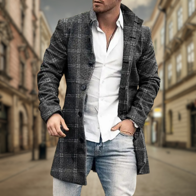 Theodore™ | Double-Breasted Topcoat - By Mezory-London