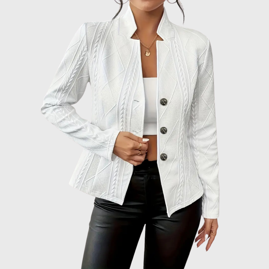 Rose™ | Elegant Detail Blazer - By Mezory-London