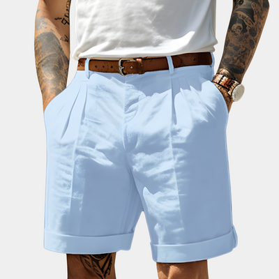 Adrian™ | Tailored Cotton Bermuda Shorts