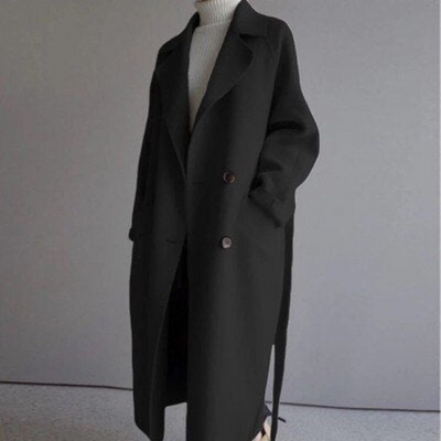 Beatrice™ | Luxe Wool Wrap Coat - By Mezory-London