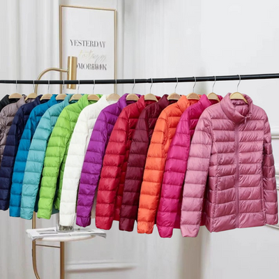 Mia™ | Compact Travel Down Puffer - By Mezory-London