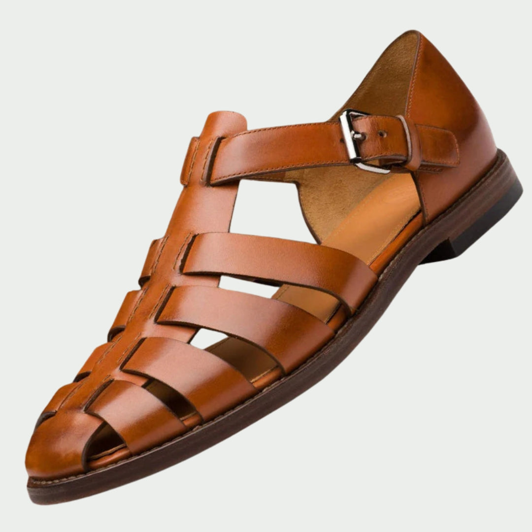 Marcus™ | Leather Gladiator Sandals