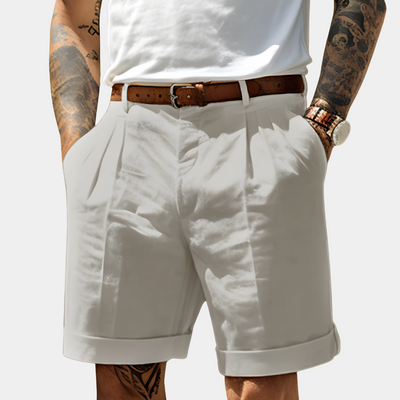Adrian™ | Tailored Cotton Bermuda Shorts