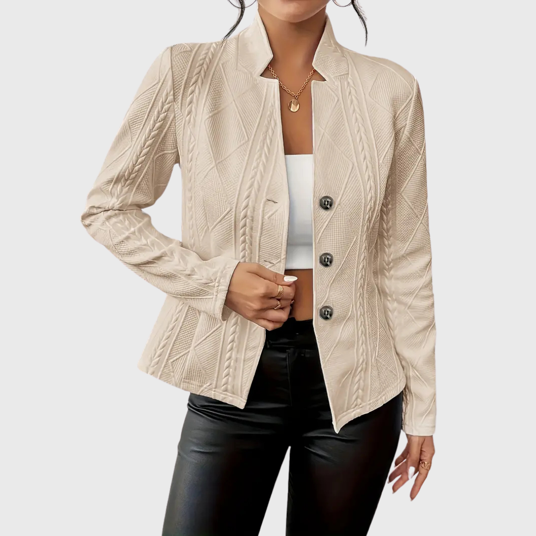 Rose™ | Elegant Detail Blazer - By Mezory-London