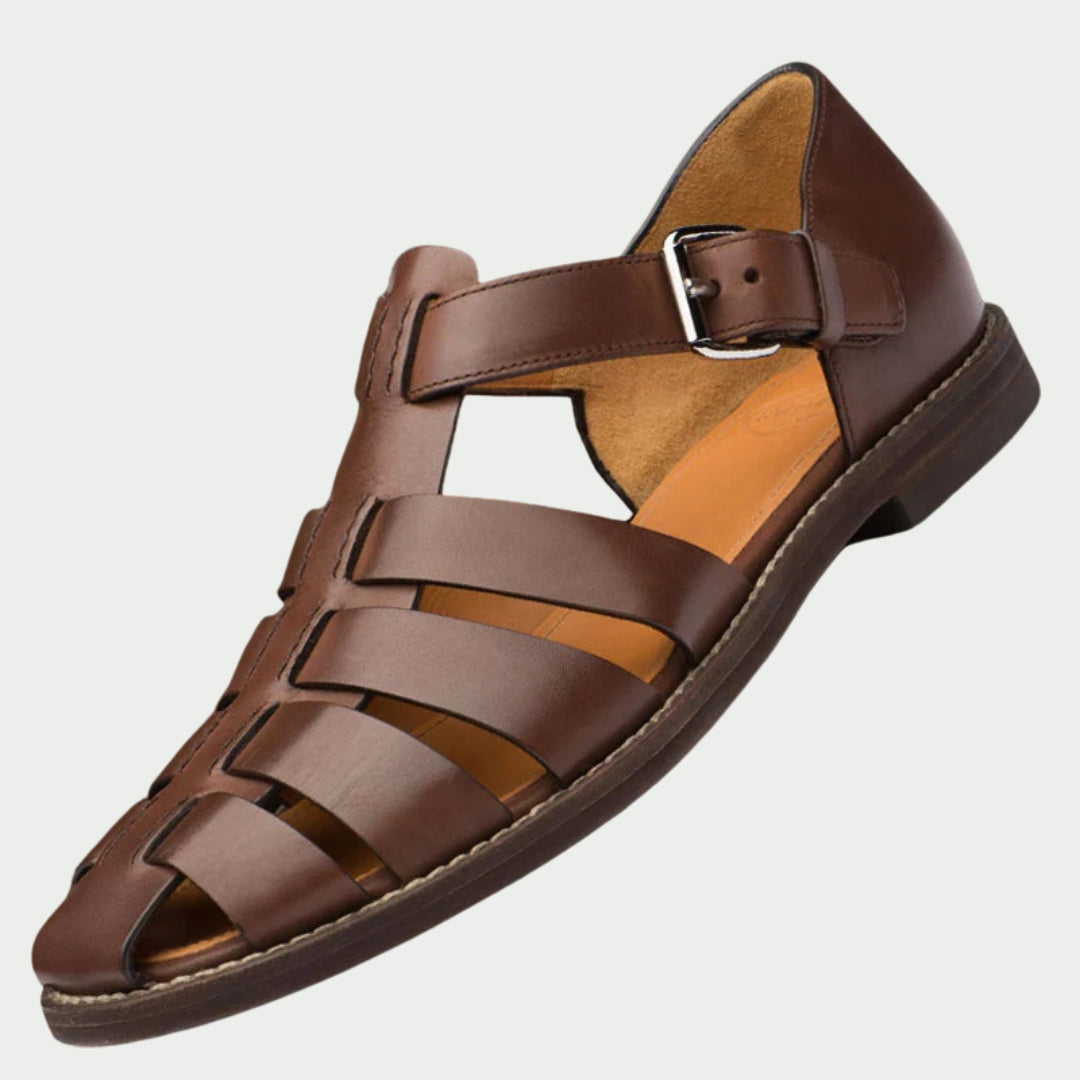 Marcus™ | Leather Gladiator Sandals