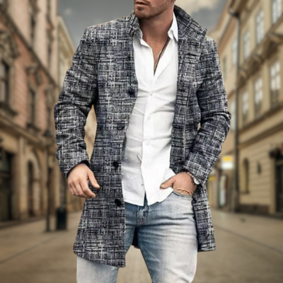 Theodore™ | Double-Breasted Topcoat - By Mezory-London