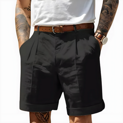 Adrian™ | Tailored Cotton Bermuda Shorts