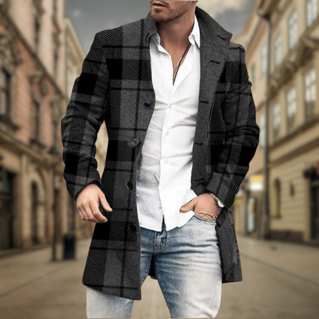 Theodore™ | Double-Breasted Topcoat - By Mezory-London