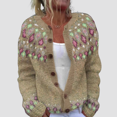 Eva™ | Timeless Patterned Cardigan