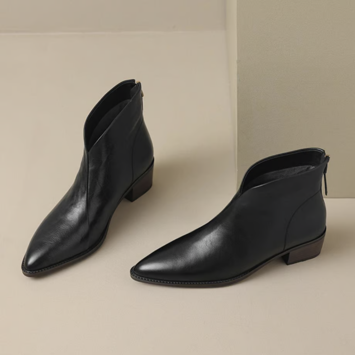 Grace™ | Chic Low-Heel Ankle Boots - By Mezory-London