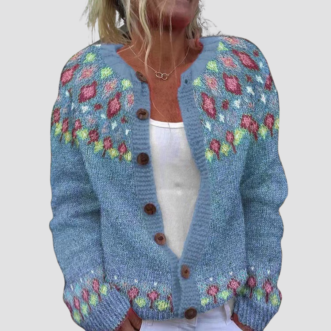 Eva™ | Timeless Patterned Cardigan