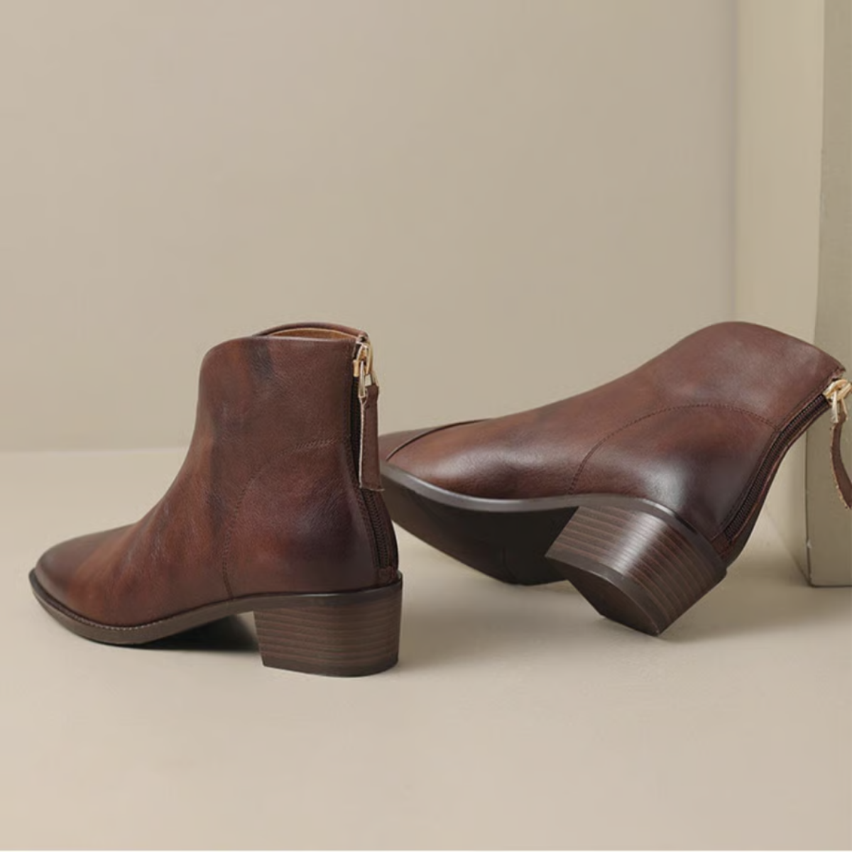 Grace™ | Chic Low-Heel Ankle Boots - By Mezory-London