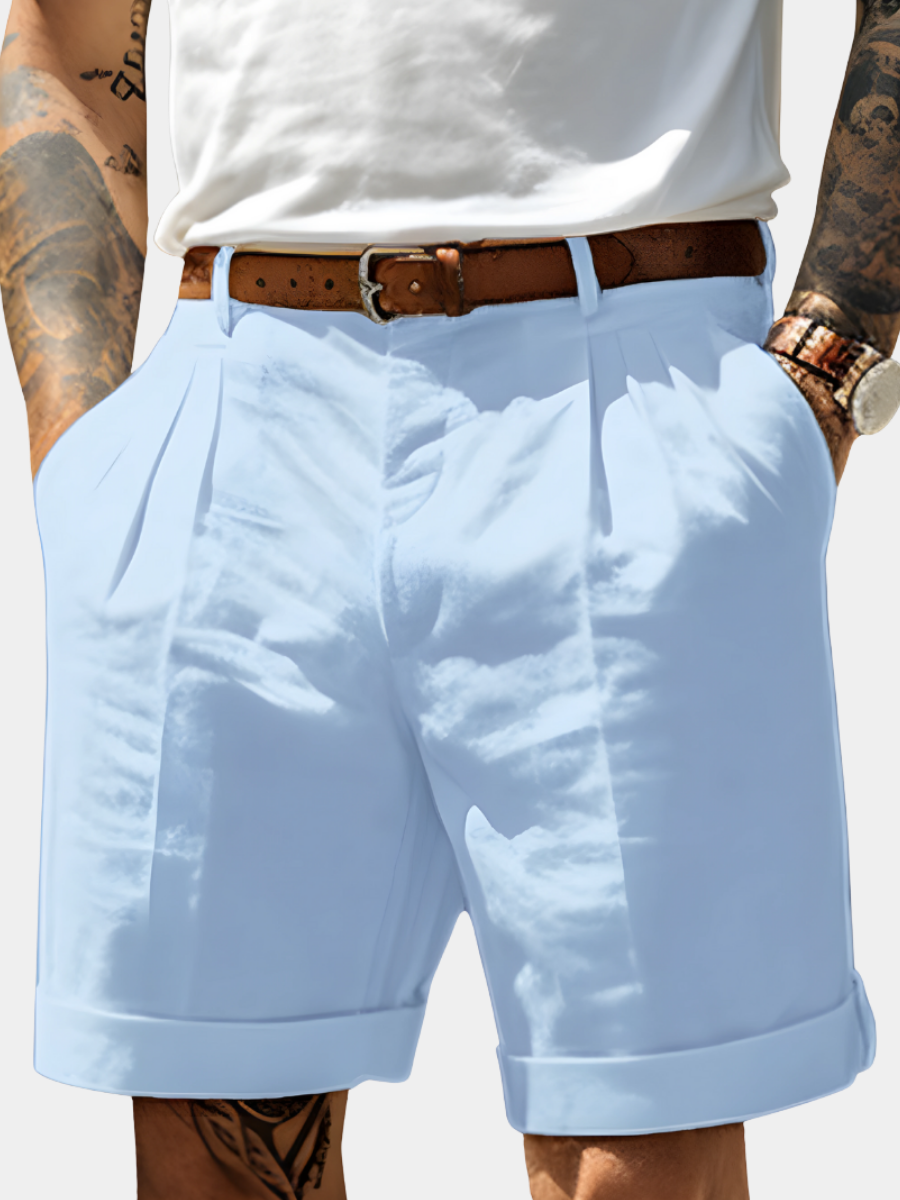 Adrian™ | Tailored Cotton Bermuda Shorts