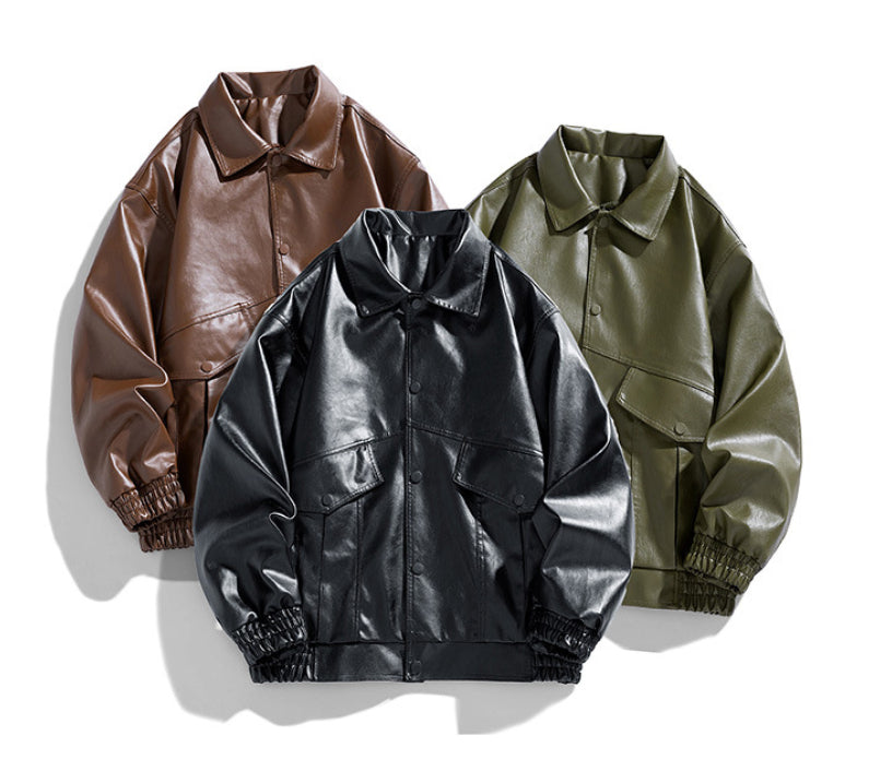 Jackson™ | Classic Leather Jacket - By Mezory-London