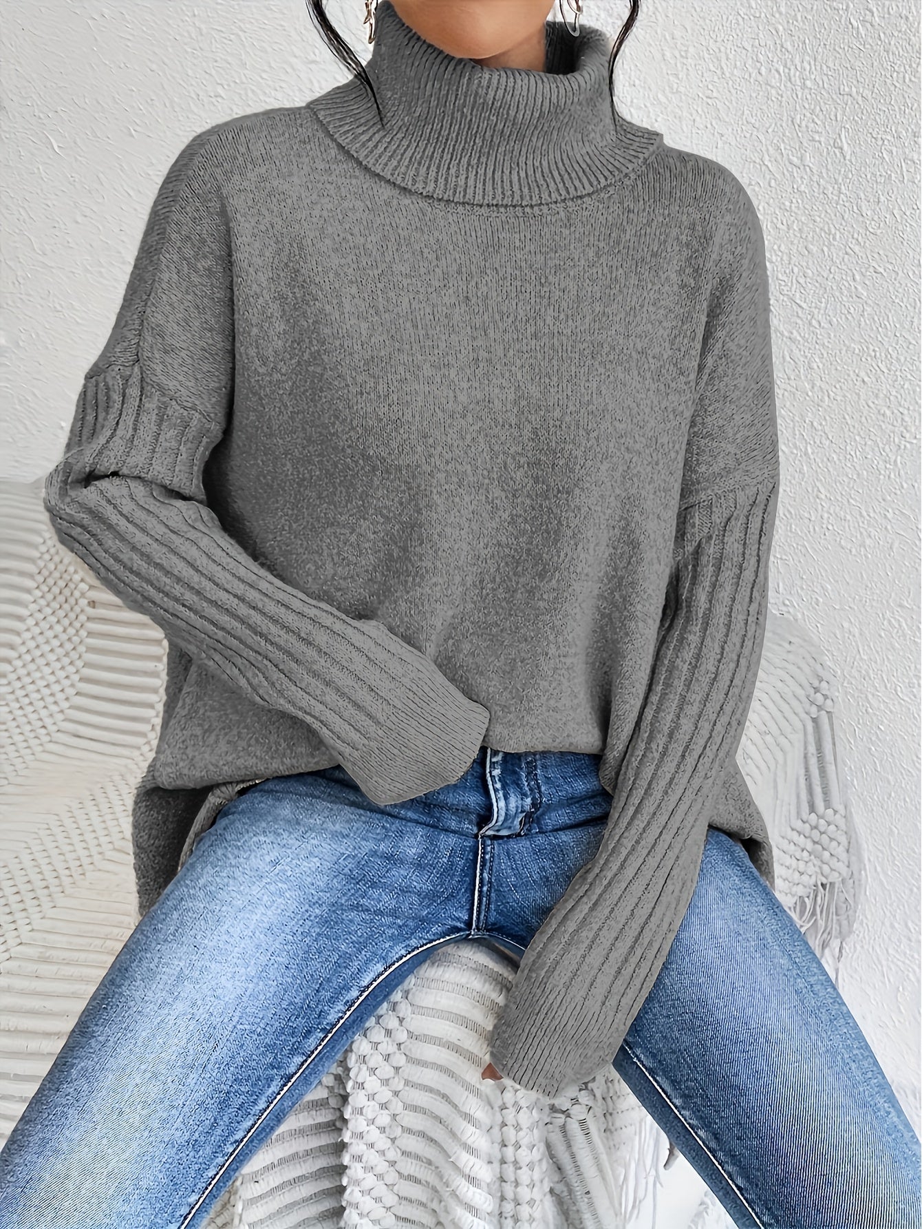 Bella™ | Cozy Knit Turtleneck - By Mezory-London