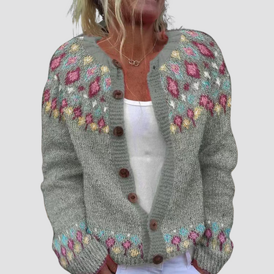 Eva™ | Timeless Patterned Cardigan
