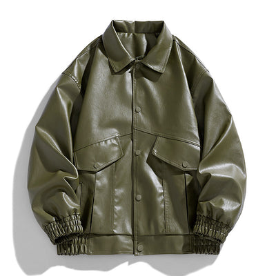 Jackson™ | Classic Leather Jacket - By Mezory-London