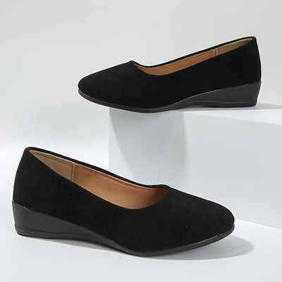 Ava™ | Sleek Comfort Wedge Flats - By Mezory-London