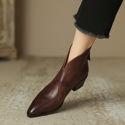 Grace™ | Chic Low-Heel Ankle Boots - By Mezory-London