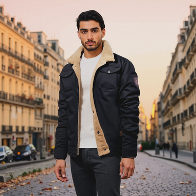 Graham™ | Classic Aviator Bomber Jacket