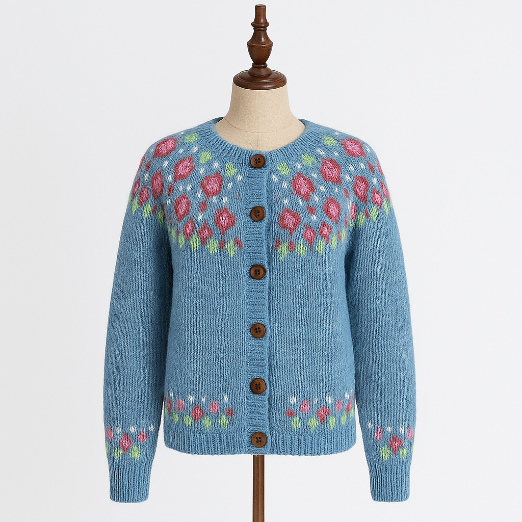 Eva™ | Timeless Patterned Cardigan
