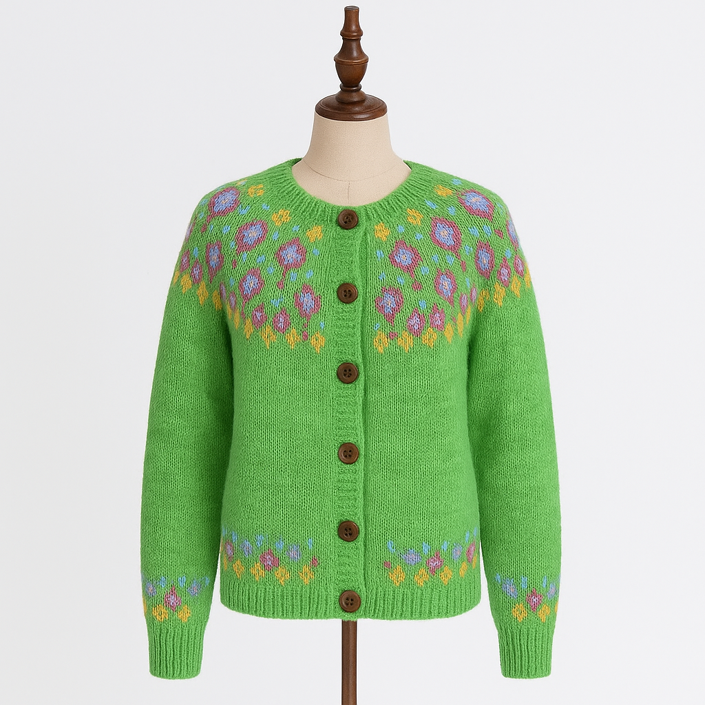 Eva™ | Timeless Patterned Cardigan