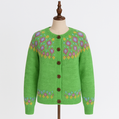 Eva™ | Timeless Patterned Cardigan