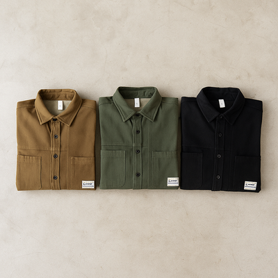 Ryan™ | Fleece Cargo Overshirt - By Mezory-London