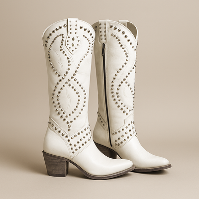Elara™ | Western Knee-High Boots - By Mezory-London