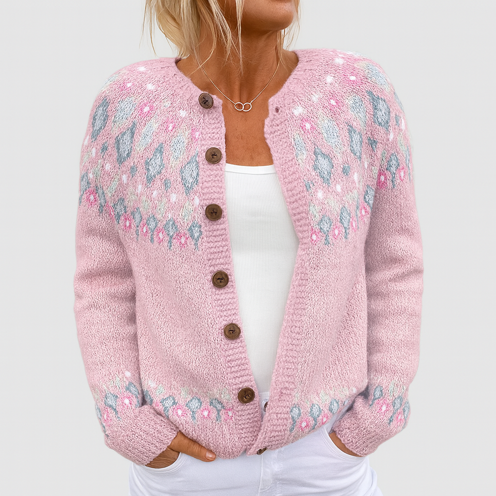 Eva™ | Timeless Patterned Cardigan
