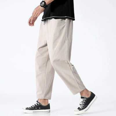 Jude™ | City Linen Ankle Trousers
