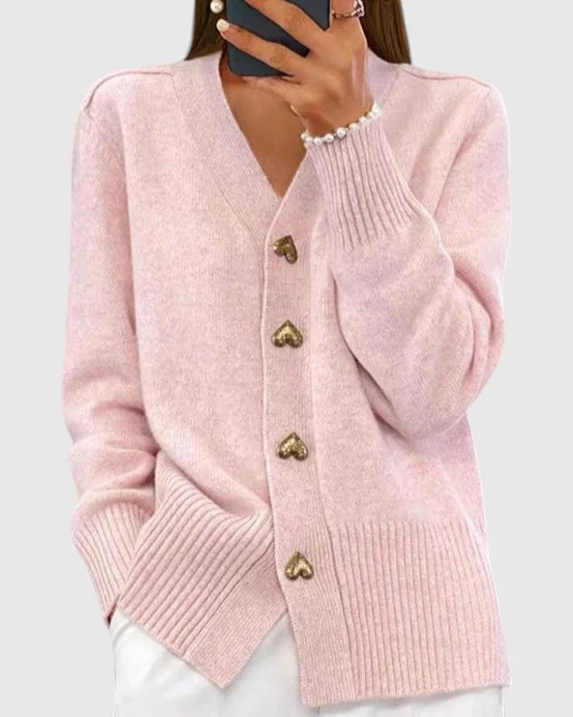 Charlotte™ | Classic Button Cardigan - By Mezory-London