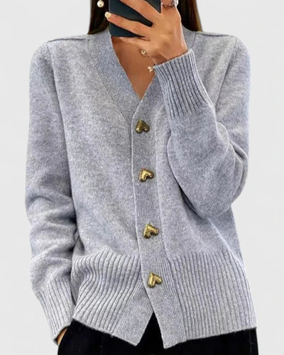 Charlotte™ | Classic Button Cardigan - By Mezory-London