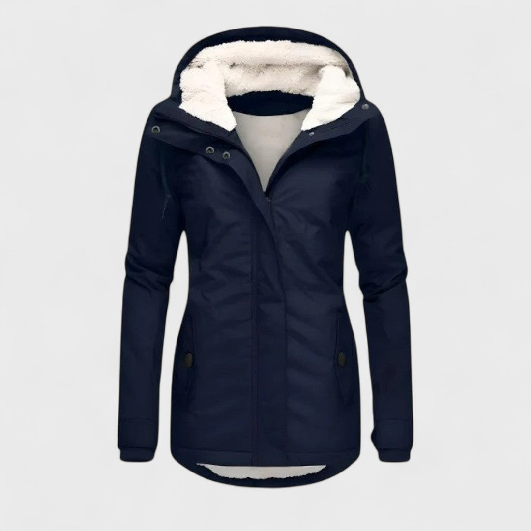 Hazel™ | Sherpa-Lined Fleece Jacket - By Mezory-London