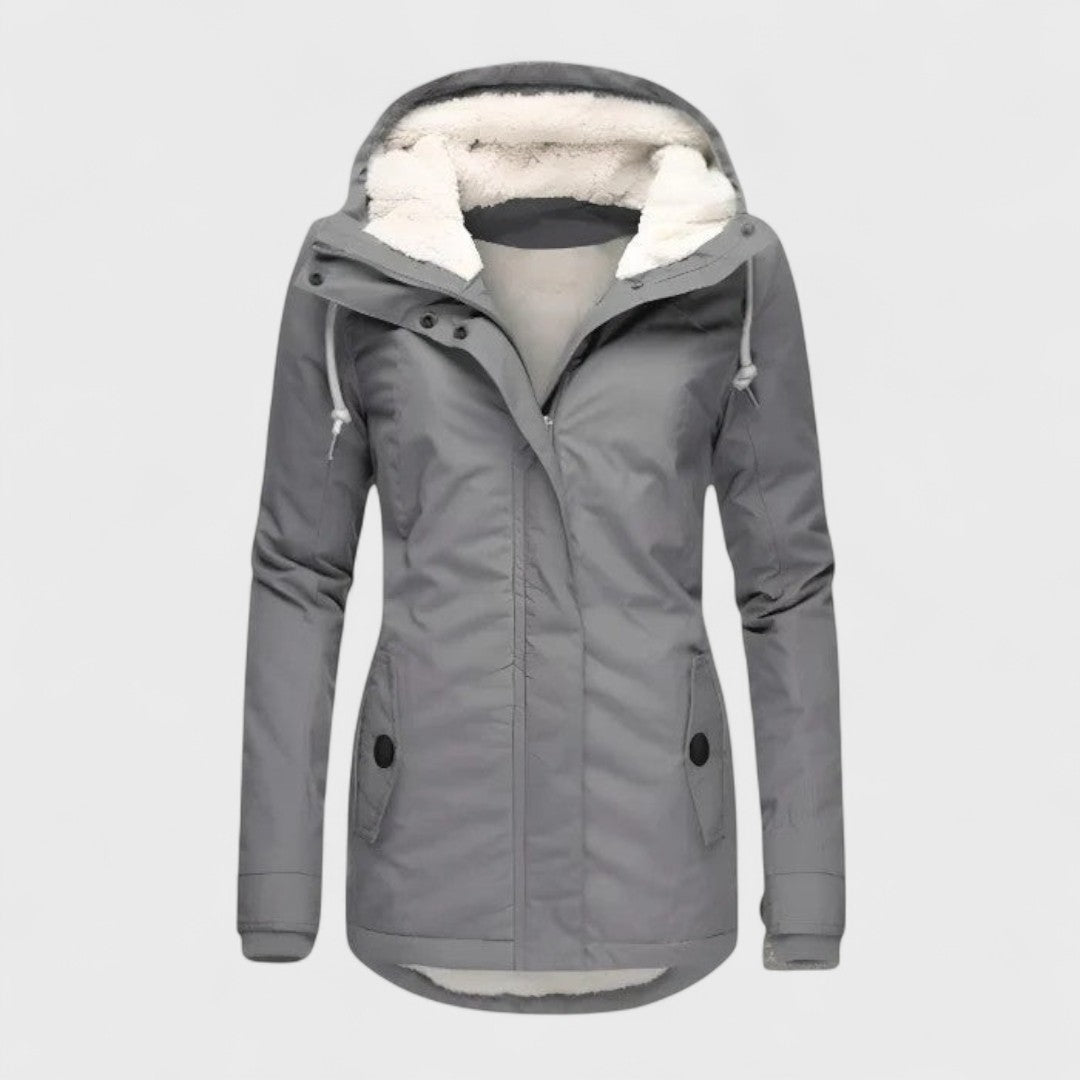 Hazel™ | Sherpa-Lined Fleece Jacket - By Mezory-London