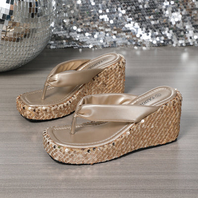Camila™ | Summer 2025 Platform Flip-Flops with Cushioned Sole