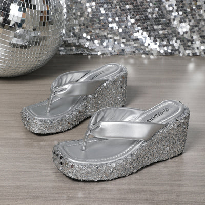 Camila™ | Summer 2025 Platform Flip-Flops with Cushioned Sole