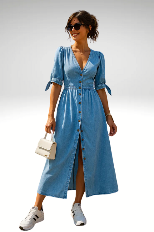 Addison™ | The Denim Dress with Character and Class