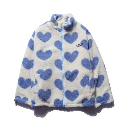 Maya™ | Reversible Heart Hooded Jacket - By Mezory-London